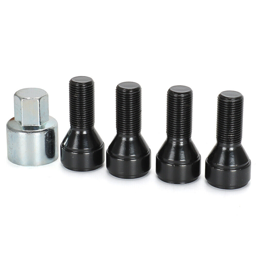 5PCS 36136792851 Wheel Lock Set Anti Theft Lug Nuts Bolt Fits for BMW M14*1.25 Q