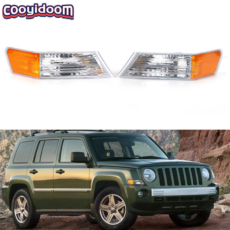 For 2007-2014 for Jeep Patriot Front Corner Lamps Turn Signal Lights No Bulb LHRH