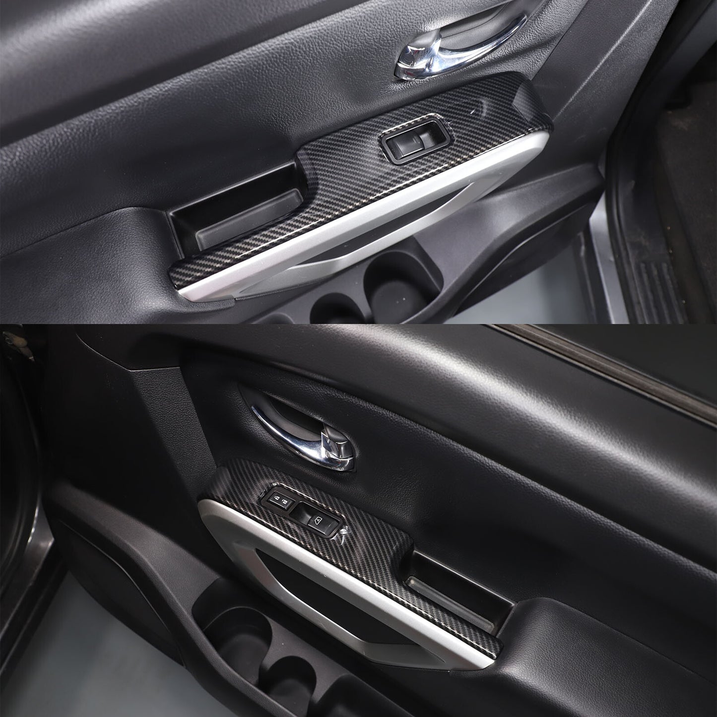 Red Carbon Fiber Console Dashboard Strip Trim Decal for Corvette C8 20-24- v