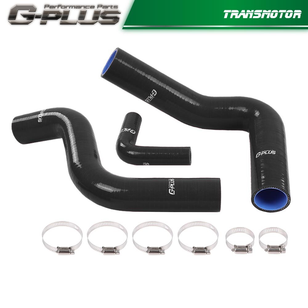 Silicone Radiator Hose Black Fits 1964 - 1968 for Mustang Cobra for Shelby 289 - 302 - v