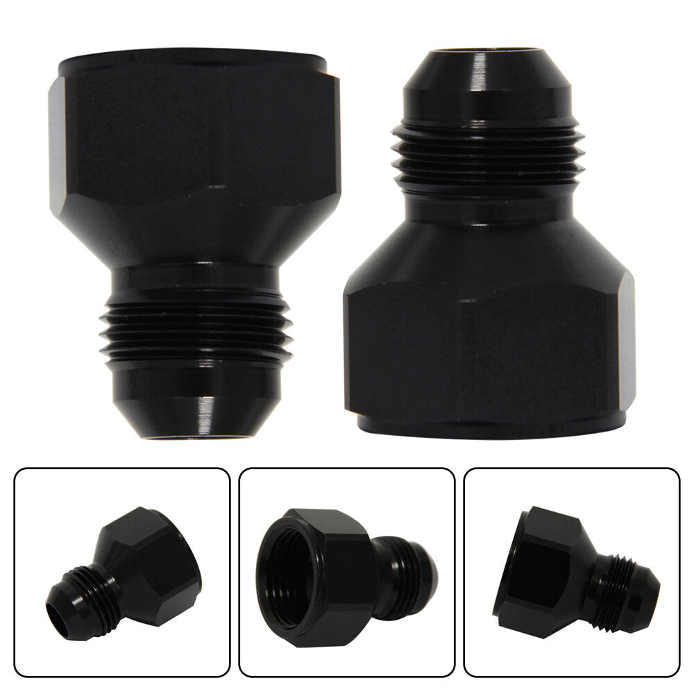 2PCS 10AN AN10 FEMALE to AN8 8AN MALE REDUCER EXPANDER HOSE FITTING ADAPTOR