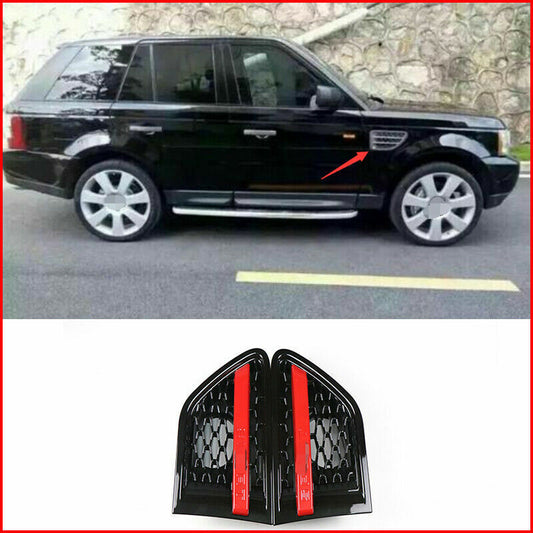 for Land Rover Range Sport 2006-2013 Black Red Front Side Door Fender Cover Trim