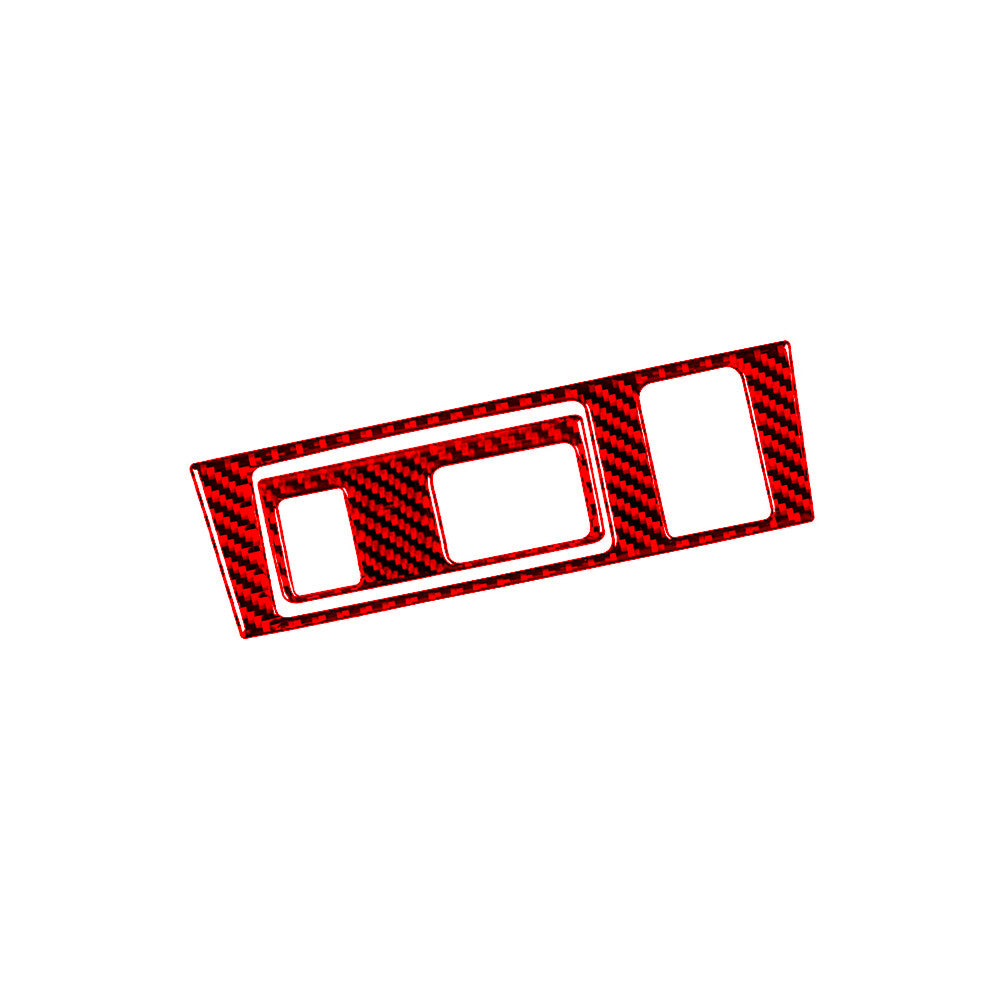 for Toyota Highlander 2008-2013 2Pcs for Seat Heating Button Panel Trim Cover Red