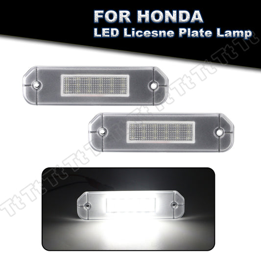 For 1992-00 for Honda for Civic Coupe Hatchback Sedan Del Sol 2D LED License Plate Light - v