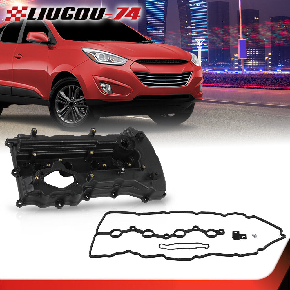 Fits 11 - 16 for Hyundai for Tucson for Kia Valve Cover with Gasket Optima Sorento - v