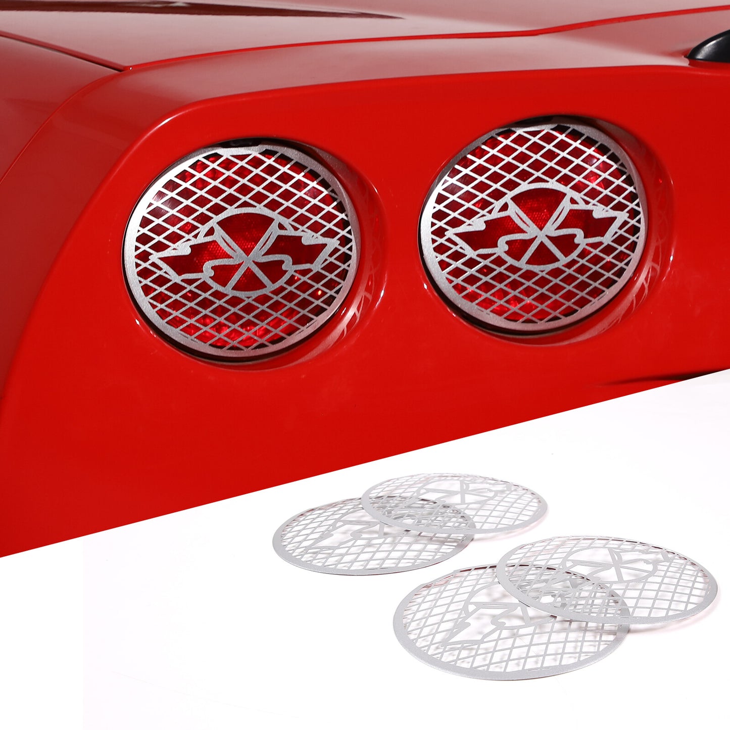 4-piece silver stainless steel lower window trim cover for Nissan Titan