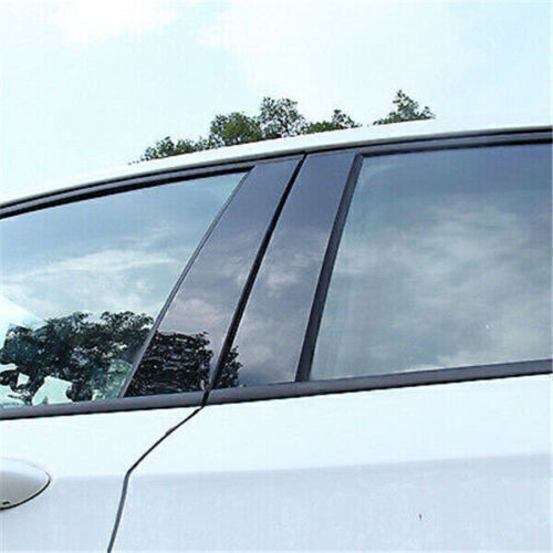 Piano Black Pillar Posts Door Window Molding Strip Trim for Cadillac XT5 20-2024