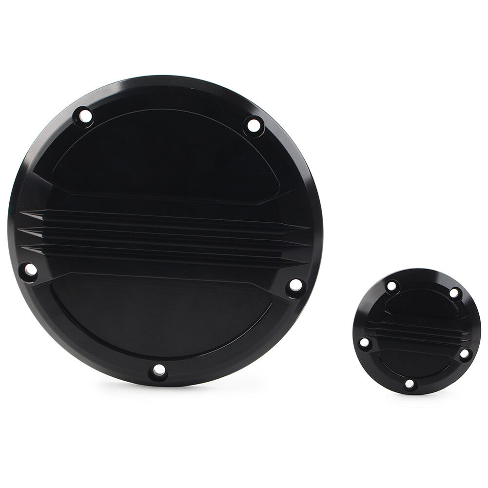 Black Derby Timing Timer Cover for Harley Touring Street Glide Road King Fatboy Q