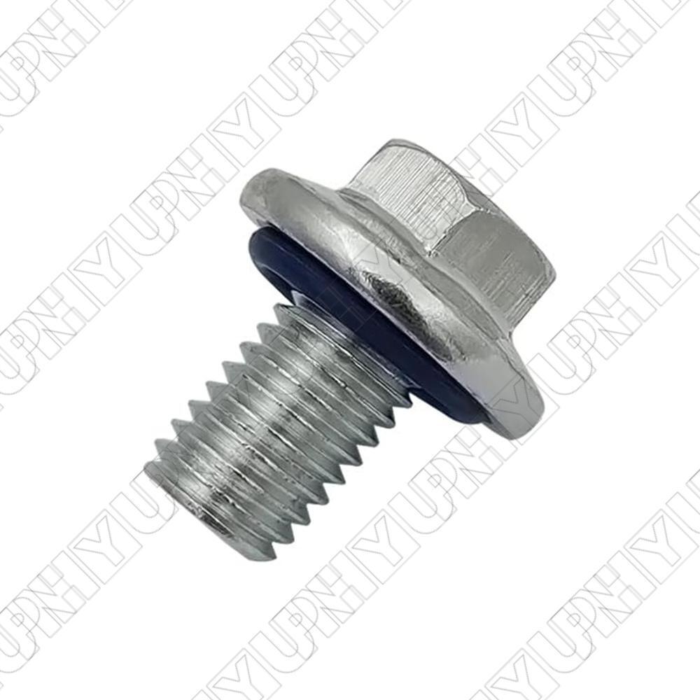 2x Engine Oil Drain Plug Bolt w Gasket 55577568 for Chevrolet Malibu Spark 16-20 Q