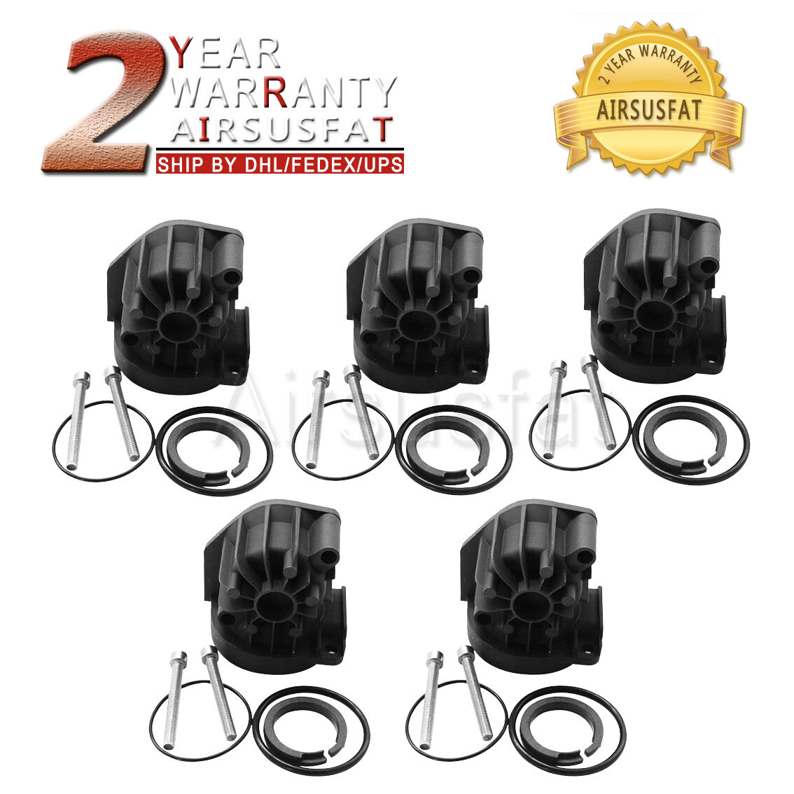 5 Set Air Suspension Compressor Kits for XJ8 XJ6 for Audi A6 C5 for A8 D3 W220 W211