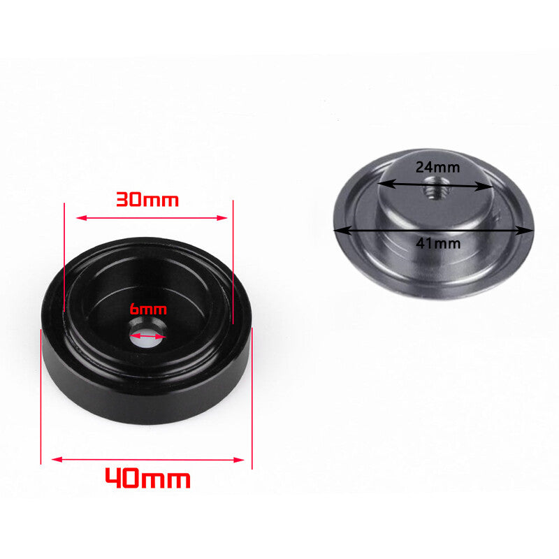 40mm Rear Wiper Block Off Delete Plug Cap Grommet for Civic Integra RSX Grey Q
