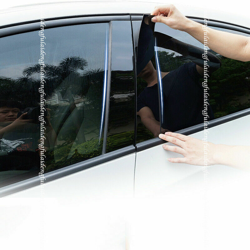 Black Pillar Trim for Jeep Grand Cherokee 2011-2020 Door Cover Piano Post Decor