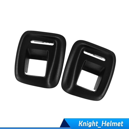 Fits For A-Class W176 2Pcs Rear Left  Right Side for Seat Catch Cover Black Q