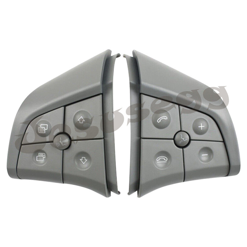 Qty 2 Steering Wheel Switch 5 Button Gray Fit for Mercedes-Benz W164 W251 W245