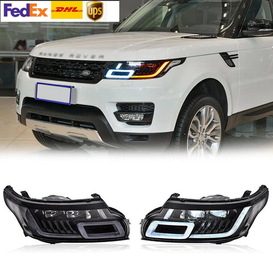 Left Right LED Headlight Assembly for Land Rover for Range Rover Sport 2014-2017