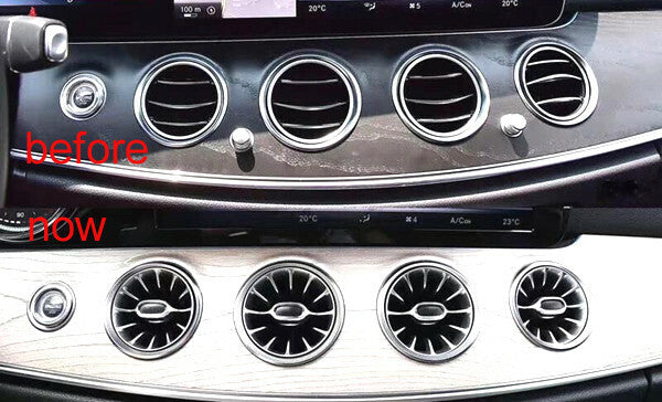 8x Adjustable air ac vent purifier ventilation for Mercedes E class W213 17-2023 v