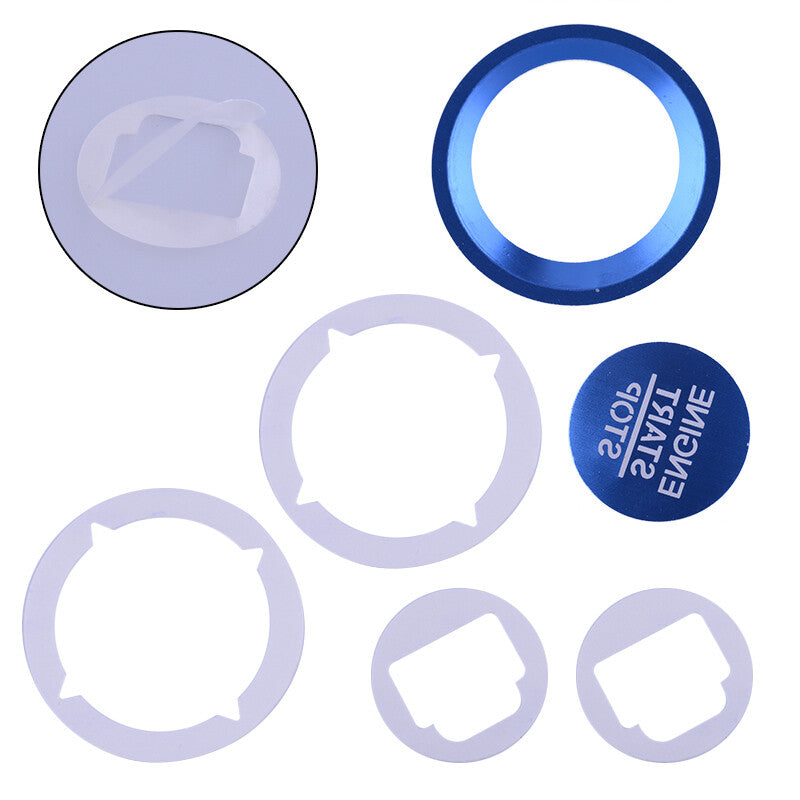 Kit Blue Engine Start Stop Switch Button Cover Trim fit for for Honda Accord 18-20 v
