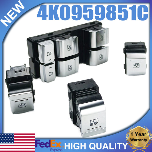 High-configuration window switch special kit for Audi A6 S6 A7 RS6 #4K0959851C- n