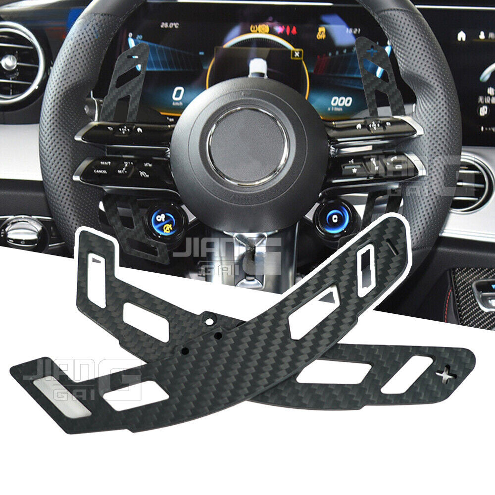 Carbon Fiber Magnetic Paddle Shift for Benz AMG 2024+ Steering Wheel 2 Sets