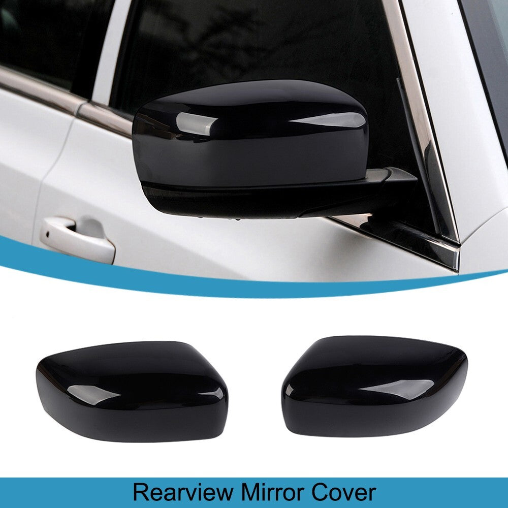 Black Side Rearview Mirror Cover Mirror Shell Trim for Chrysler 300C 2011-2023