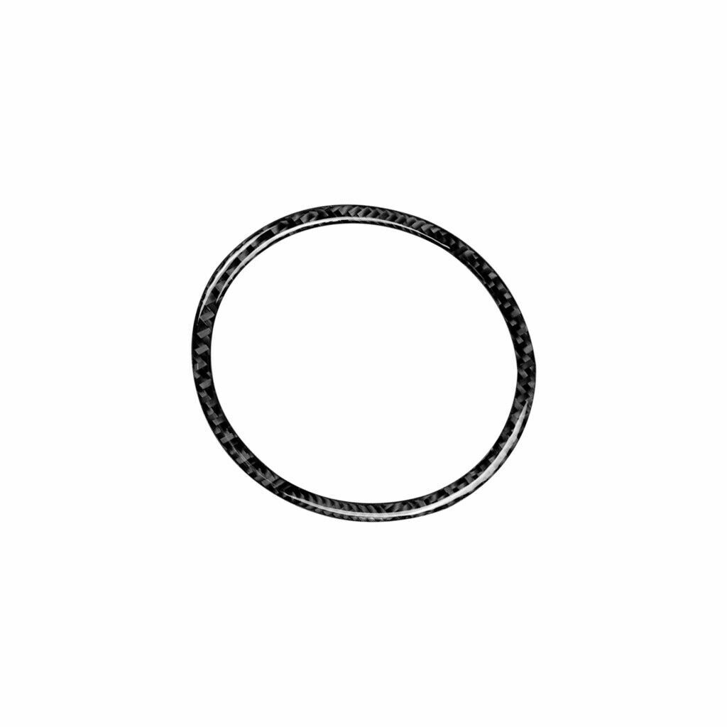 Carbon Fiber Interior Steering Wheel Cover Trim for Mazda CX-5 2014-18