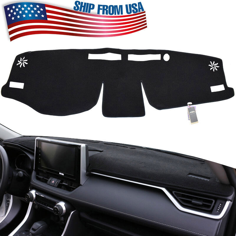 fits for 2019-2024 2023 for TOYOTA RAV4 XA50 DASH COVER MAT DASHBOARD PAD / BLACK Q