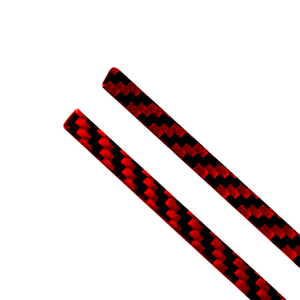 2Pcs Carbon Fiber Ineterior Speedometer Cover Trim For Fiesta 2011-2015 v