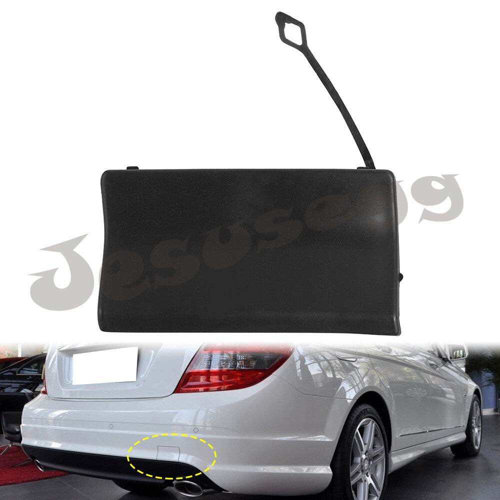Rear Bumper Towing Eye Hook Cover Cap for Mercedes W204 C280 C300 C350 C63 AMG Q