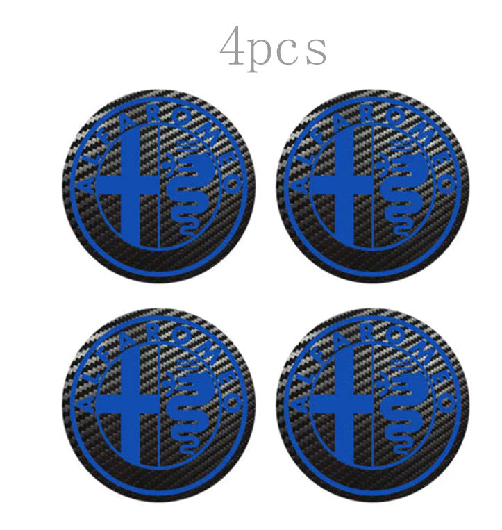 4x69 mm Working Emotions Black Chrome Wheel Center Cap Hubcap Rim Cap Decal Emblem - v