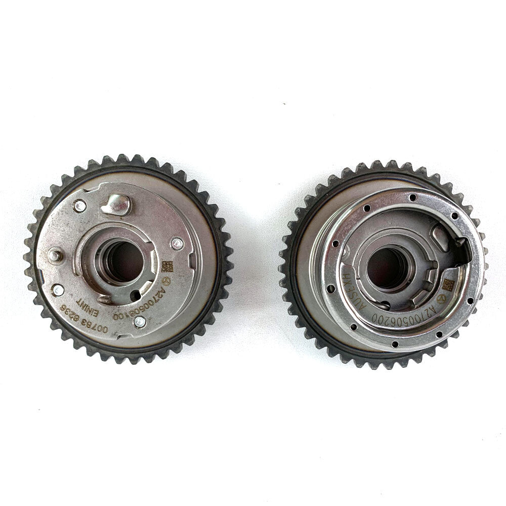 New intake and exhaust camshaft adjusters (2 pieces) for Mercedes-Benz CLA250, GLA250, and Actuat