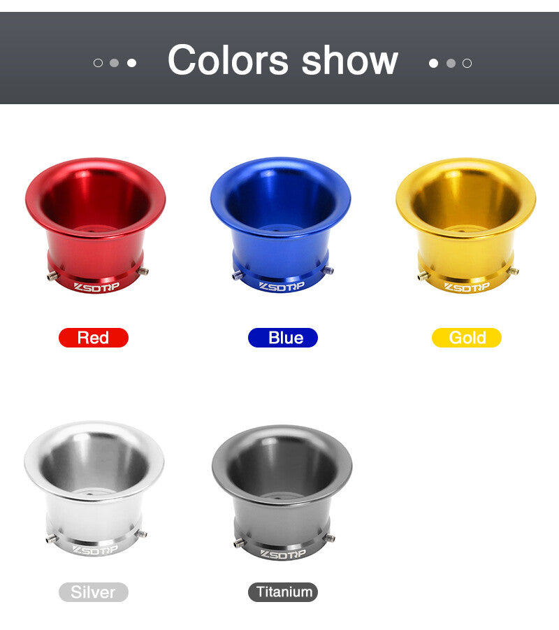44mm Caburetor Velocity Stack Air Filter Cup for PHBH 26/28/30mm PZ30 Carbohydrate Q