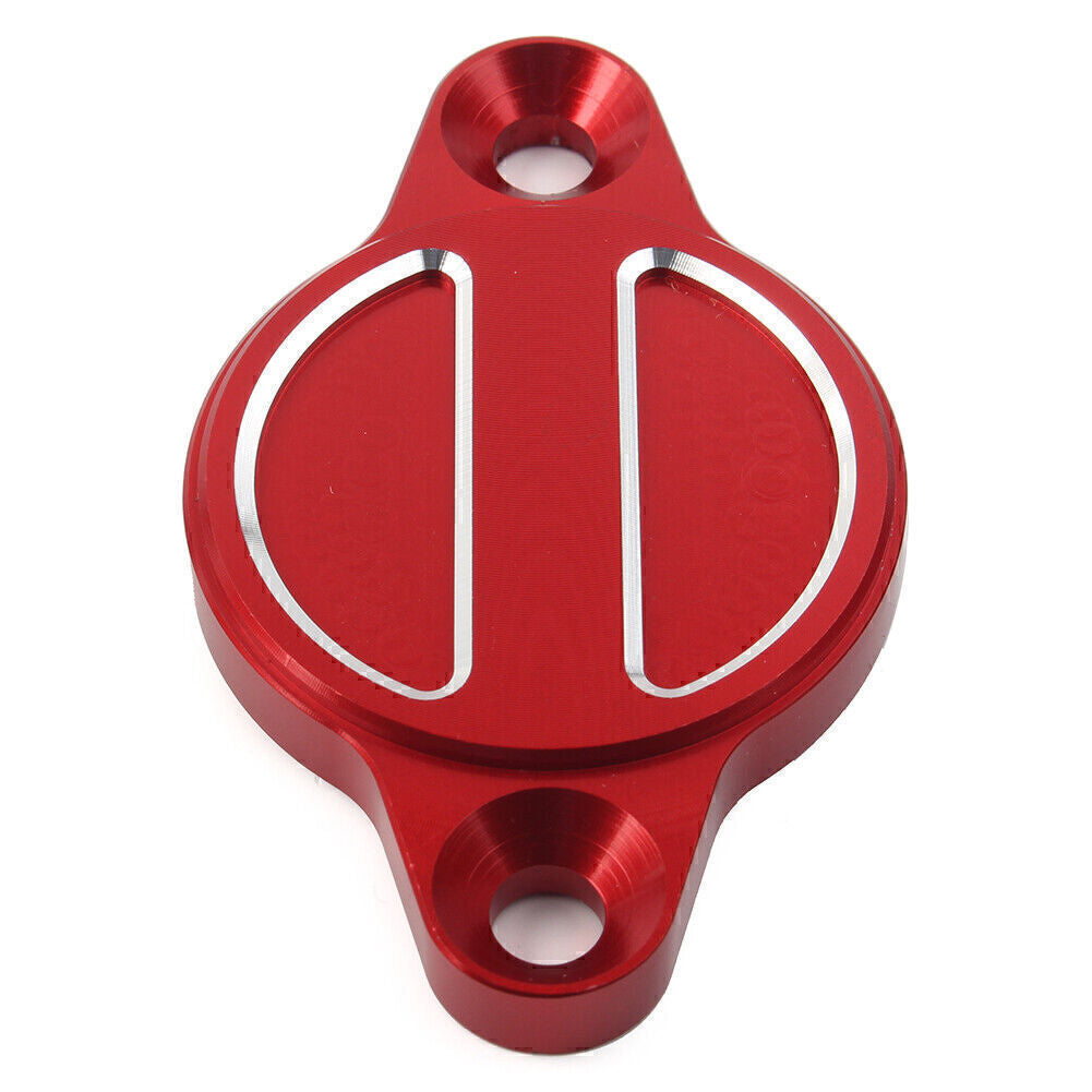 Engine Oil Filter Caps Cover Guard Fit for DUCATI Monster 1100 1200 Multistrada Red
