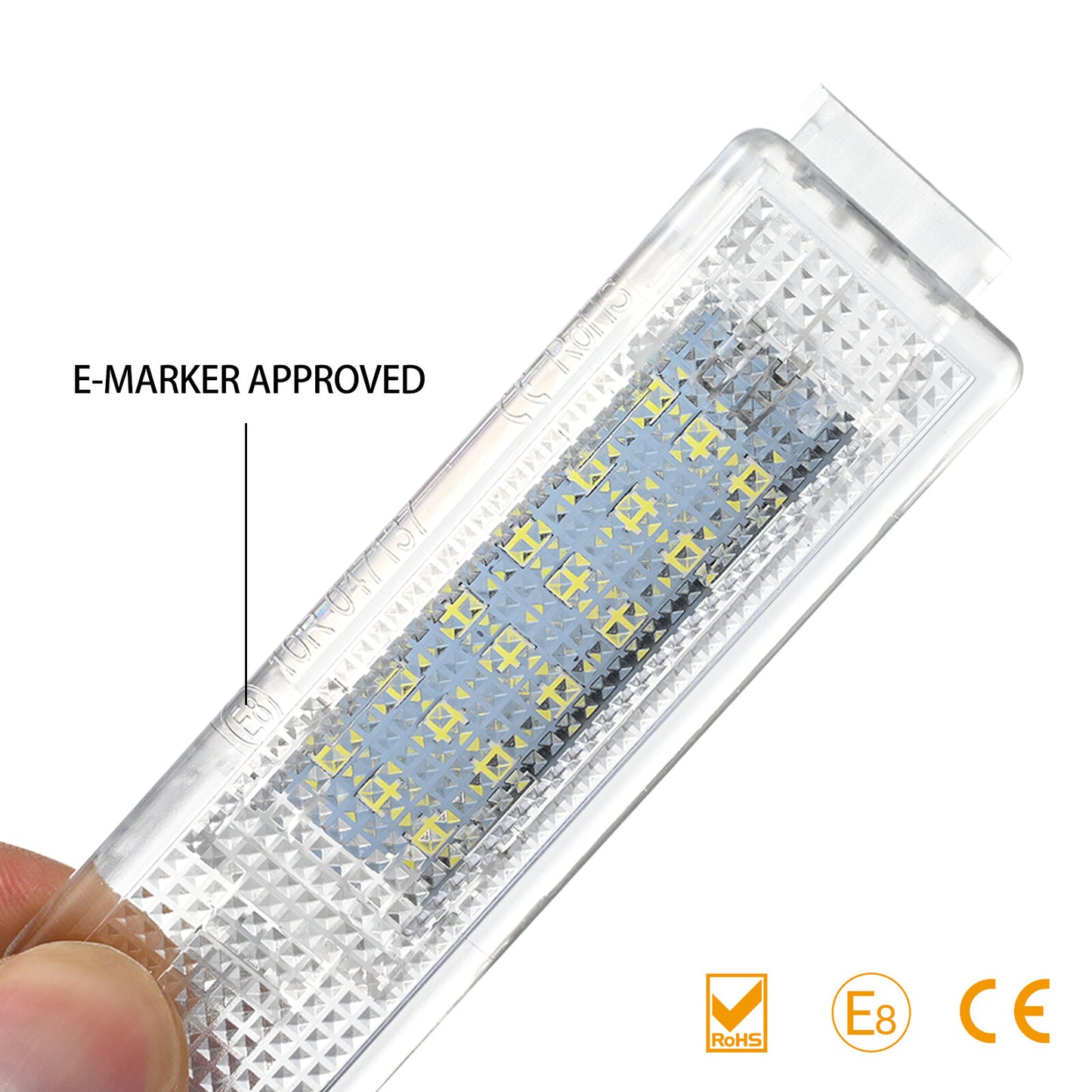 2pcs LED Luggage Compartment Trunk Boot Lights for Golf MK5 MK6/MK7 for Seat Luggage