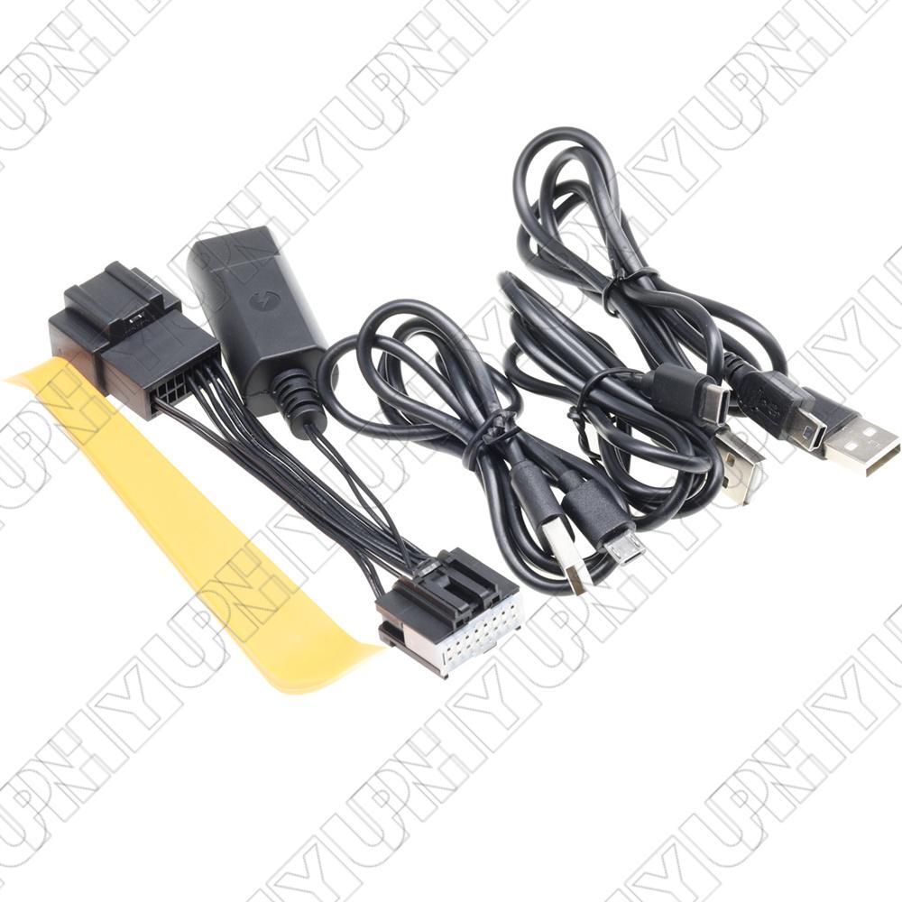 1 x 16-pin to USB Dash Cam Power Adapter for Ford Bronco Explorer F150 for Mustang