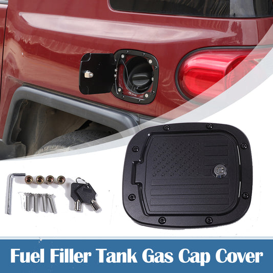 External fuel tank cap filler door trim for Toyota FJ Cruiser 2007-21