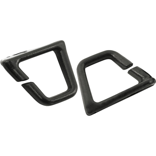Fits 1993-02 Camaro Firebird Convertible 2 Ebony Black for Seat Belt Shoulder Guides Q