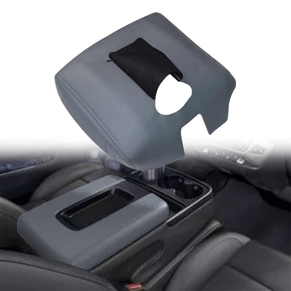 1PC For 2014-2018 Chevy Silverado 1500 Console Lid Armrest Cover Ash Gray Q