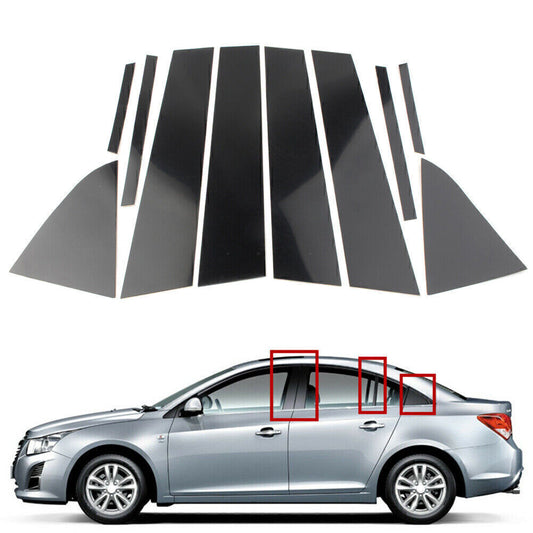 Pillar Posts Door Piano Cover Trim Kit for Chevrolet for Cruze 2011-2015 10PCs Car
