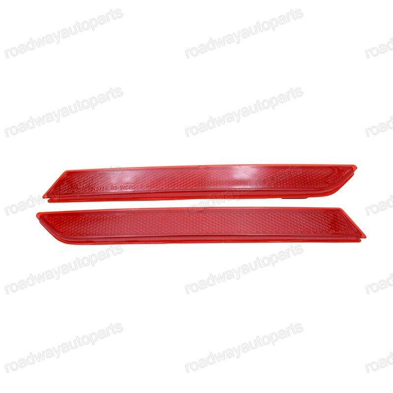 1Pair Left & Right Side Rear Bumper Reflector Light for Honda Accord 2016-2017 Q