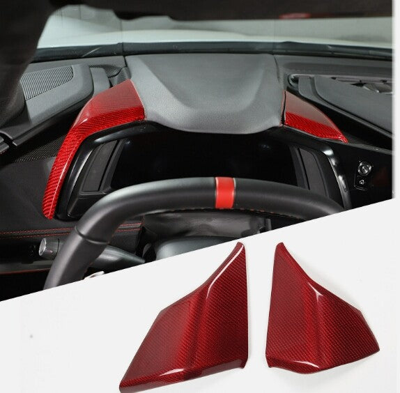 ABS Oak Grain Center Control Gear Panel Trim Frame for Maverick 2022 - 2023- v