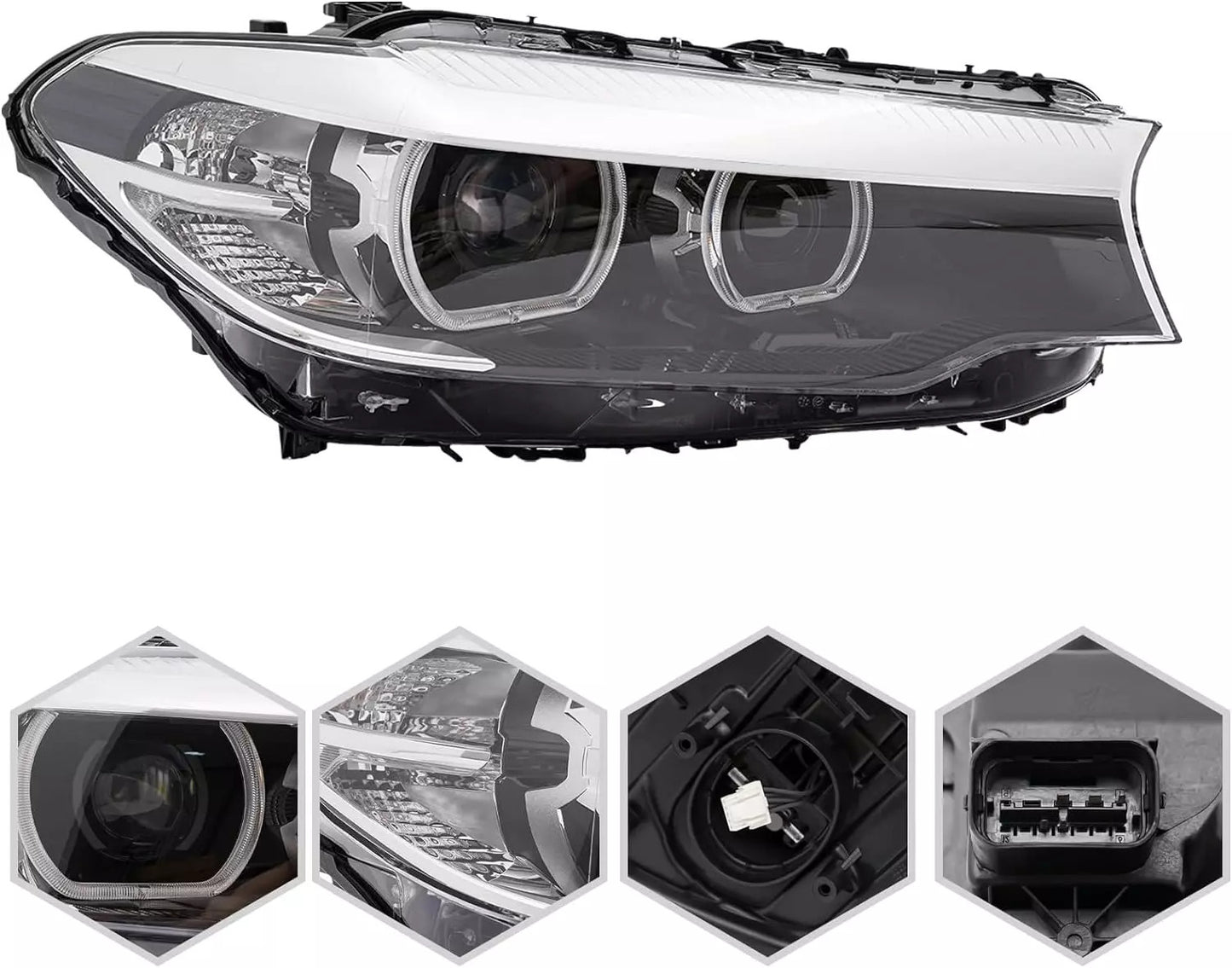 Xenon LED Adaptive Right Headlight w/o AFS For 2017-2020 5 G30 G31 n
