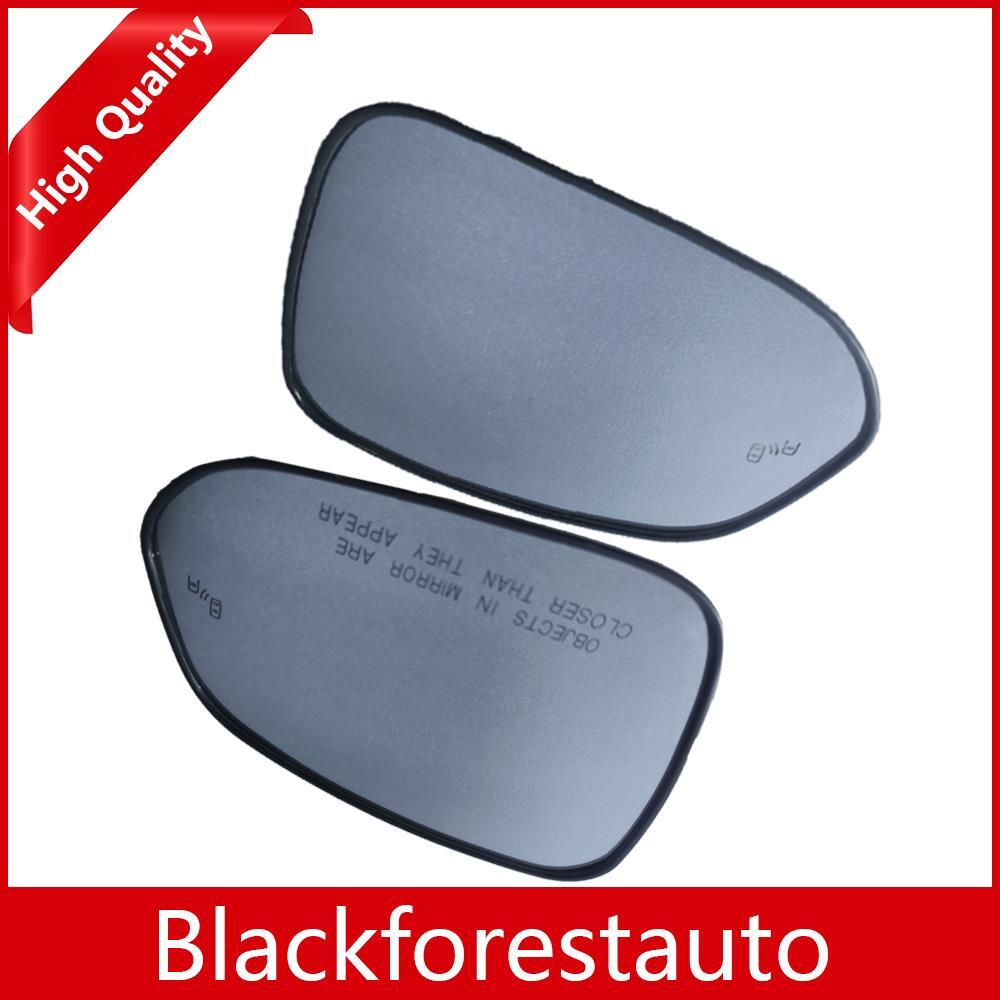 2x Front LH  RH Side Blind Spot Mirror Glass Heated Fits For Highlander 14-19 Q