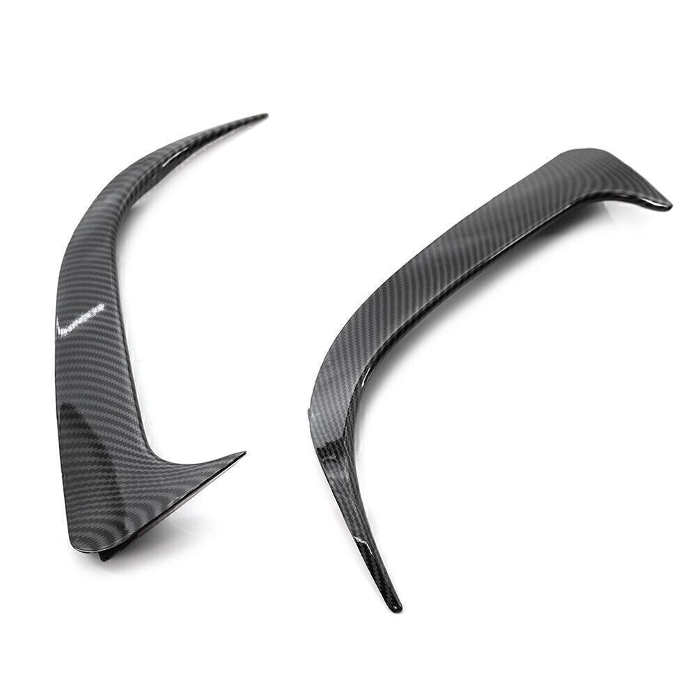 Carbon Pattern Rear Bumper Vent Spoiler Canard for Benz W117 CLA200/CLA250/CLA45 Q