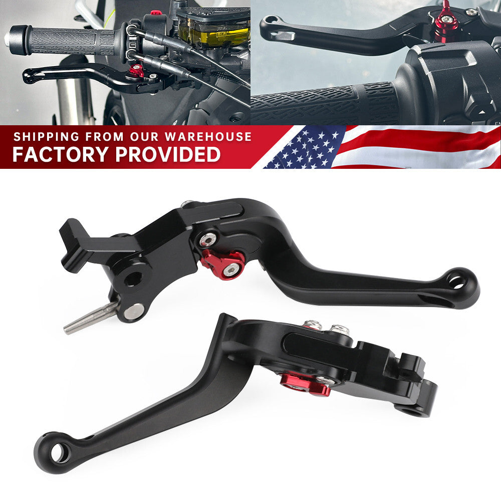 For CF MOTO 450 MT 2024 CNC Adjustable Short Brake Clutch Levers Q