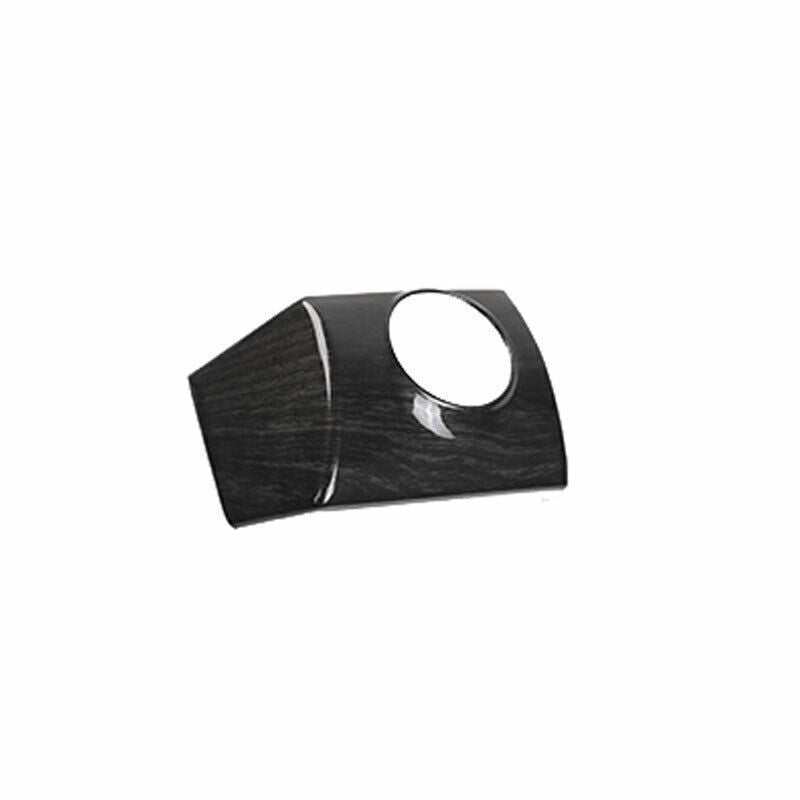 One-Click Startup Frame Cover Trim for Nissan Armada Y62 17-20 Black Wood Grain