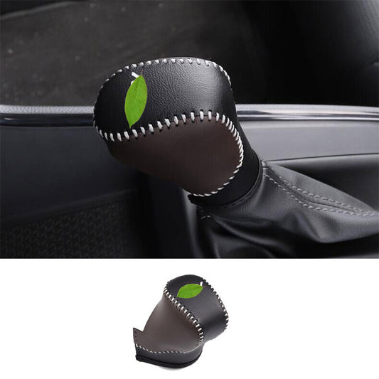for Honda CR-V 2023-2024 Brown Hand sewn leather Gear Shift Knob Cover trim