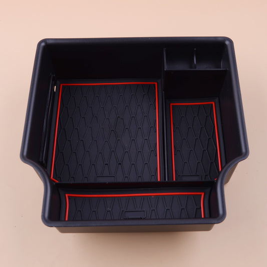 Armrest Storage Organizer Box Center Tray Fit for for Land Rover Discovery 5 2018 v
