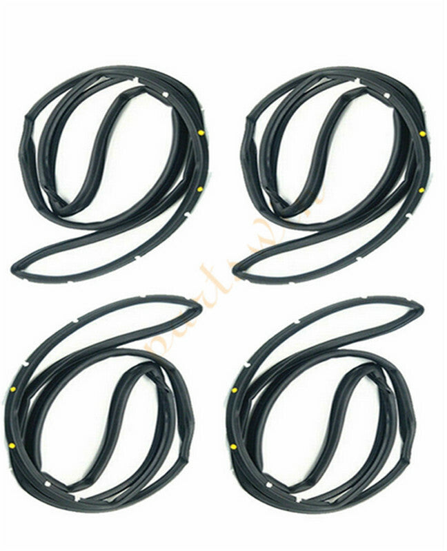 Door Weatherstrip 4-Piece Slence Opening Gasket for Civic 2006-2011