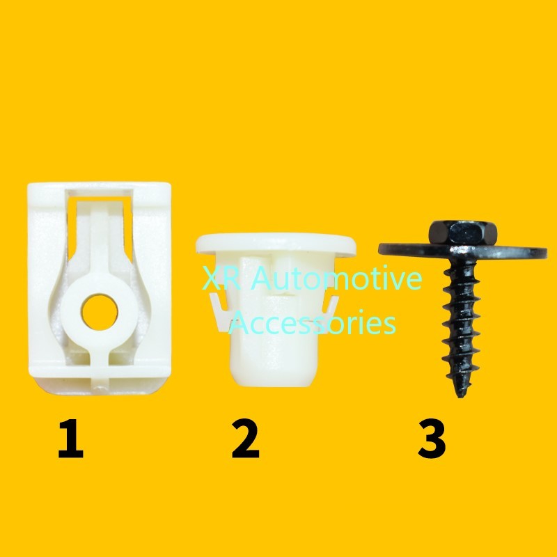 6 Pcs for BMW Car Inner Fender Bumper Engine Underbody Shields Screw Clips Q