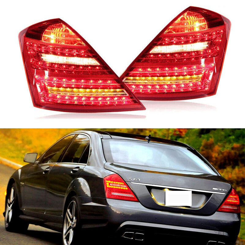 Pair Tail Light for Mercedes-Benz W221 S-Class 2007-2009 Rear Light Tail Lamp